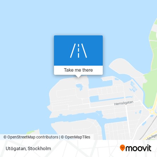 Utögatan map