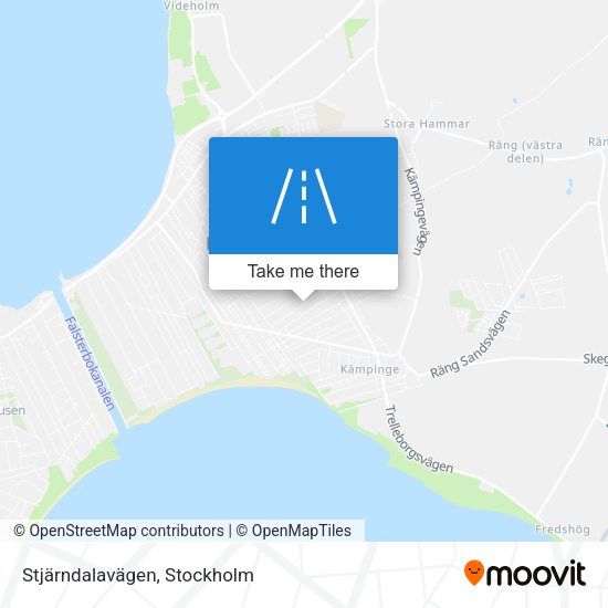 Stjärndalavägen map