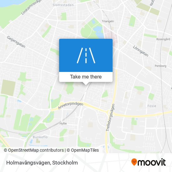 Holmavångsvägen map