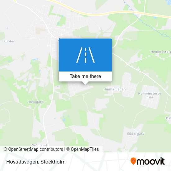 Hövadsvägen map