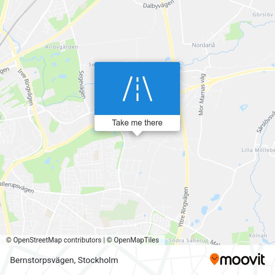 Bernstorpsvägen map