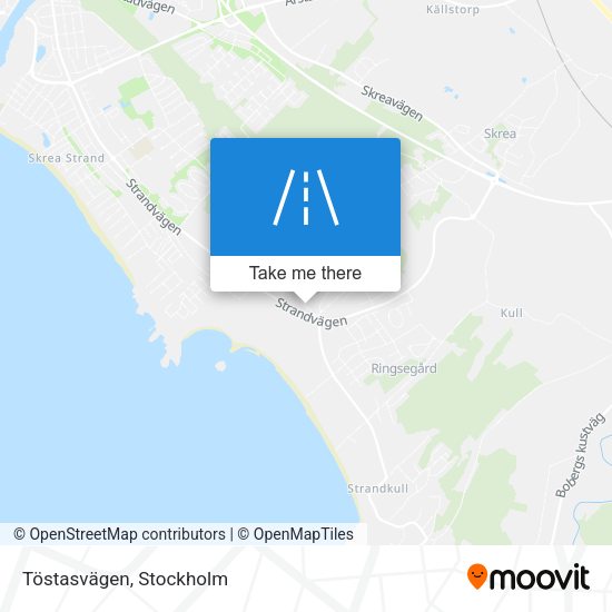 Töstasvägen map