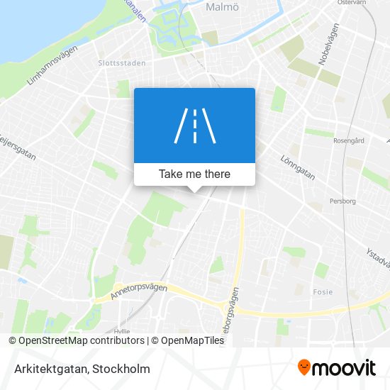 Arkitektgatan map