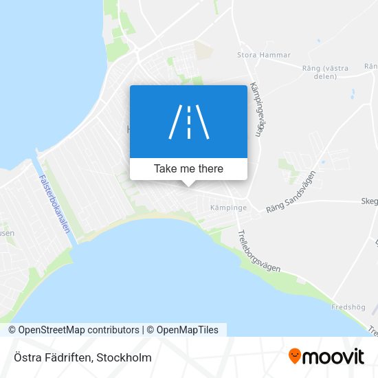 Östra Fädriften map
