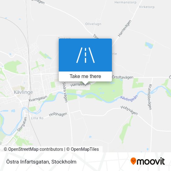 Östra Infartsgatan map