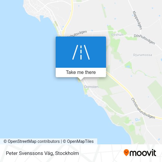 Peter Svenssons Väg map
