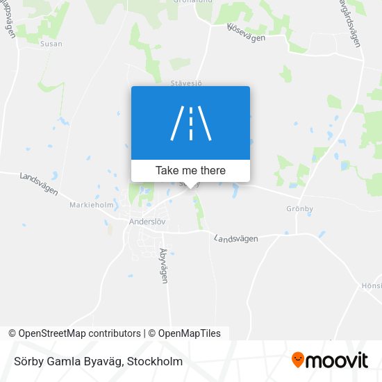 Sörby Gamla Byaväg map