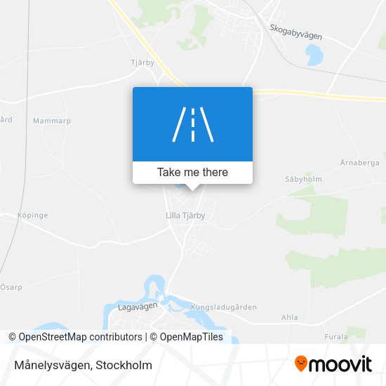Månelysvägen map