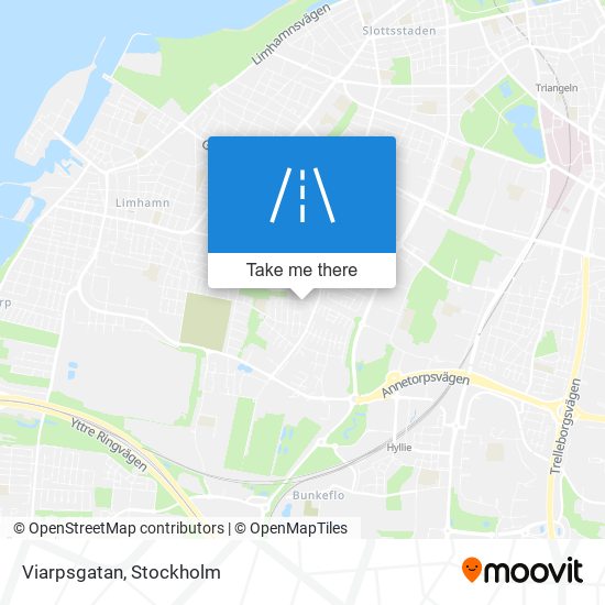 Viarpsgatan map