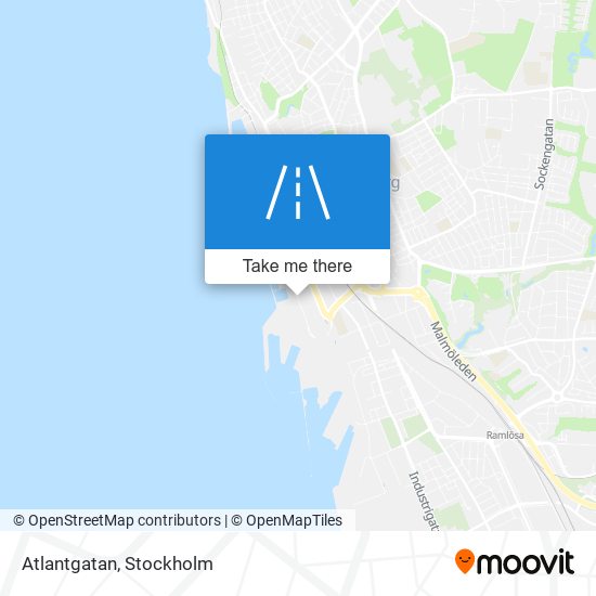 Atlantgatan map