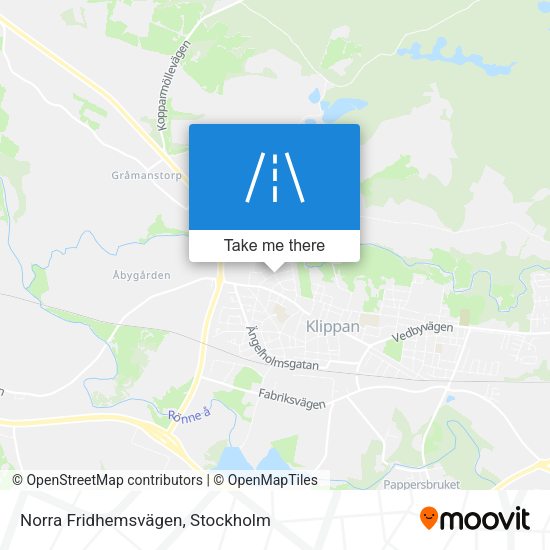 Norra Fridhemsvägen map