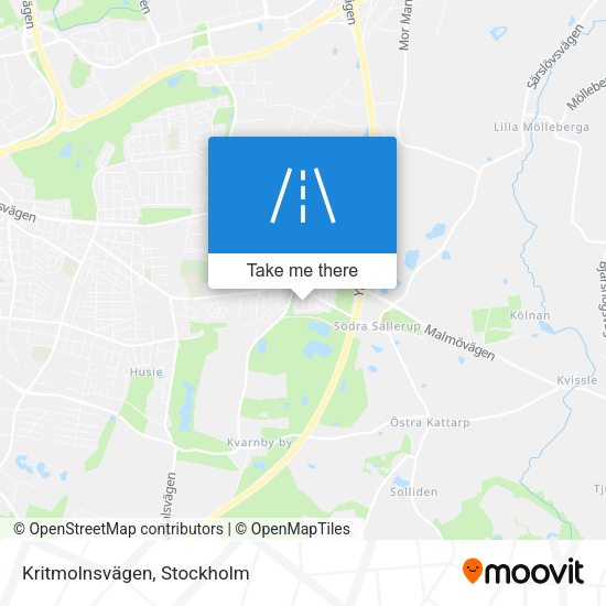 Kritmolnsvägen map