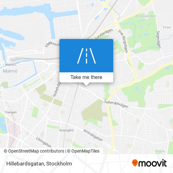 Hillebardsgatan map