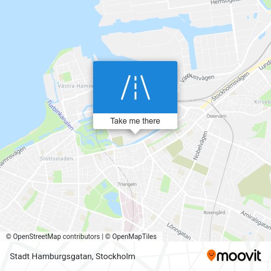 Stadt Hamburgsgatan map