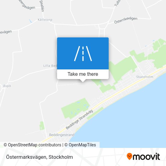 Östermarksvägen map