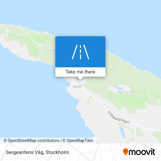 Sergeantens Väg map