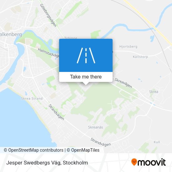 Jesper Swedbergs Väg map