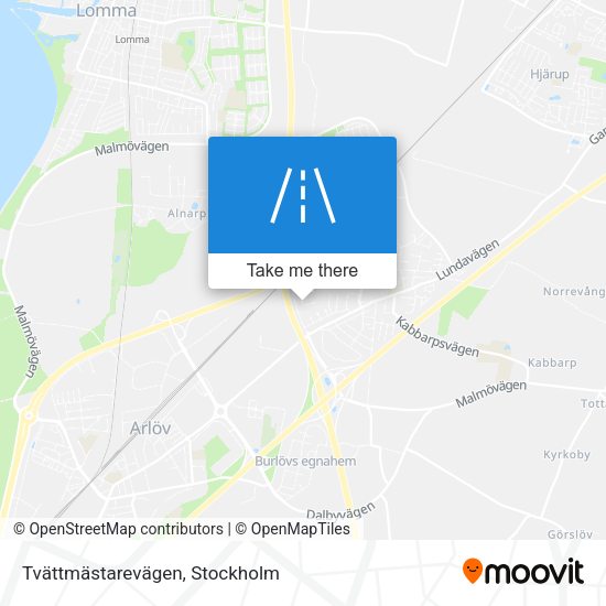 Tvättmästarevägen map