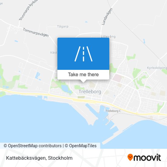 Kattebäcksvägen map