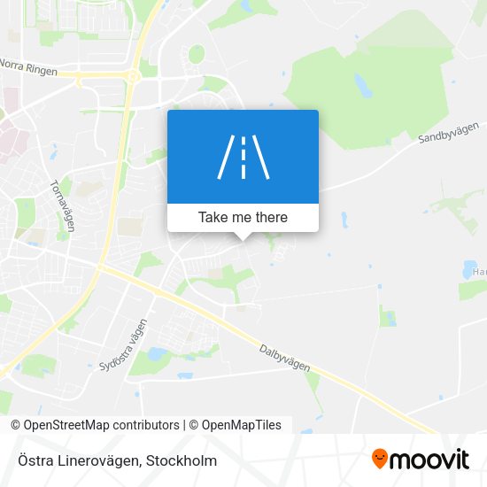 Östra Linerovägen map