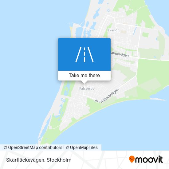 Skärfläckevägen map