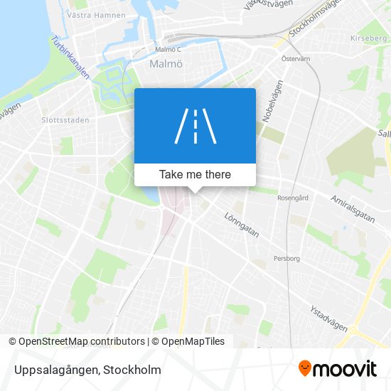 Uppsalagången map