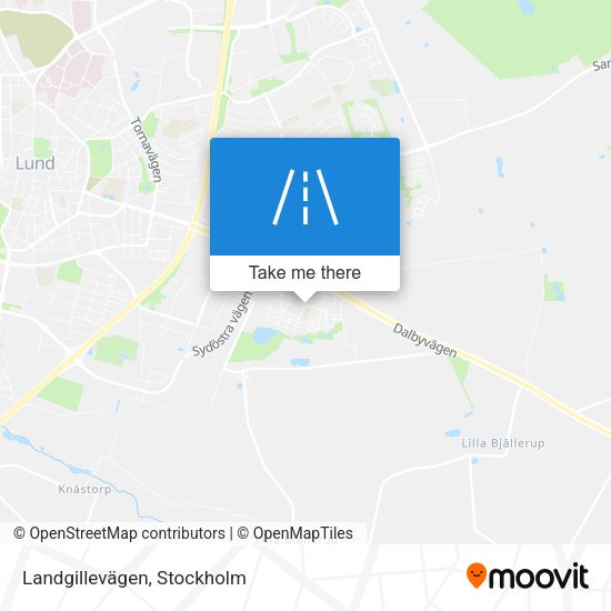 Landgillevägen map