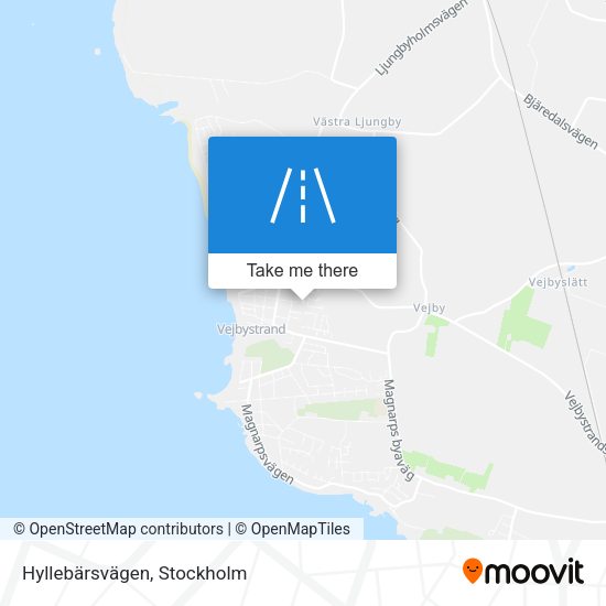 Hyllebärsvägen map