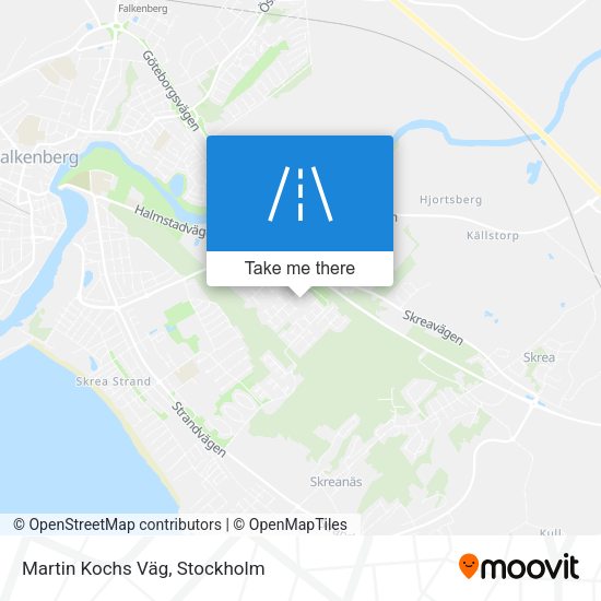 Martin Kochs Väg map