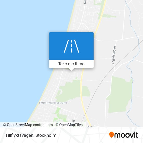 Tillflyktsvägen map