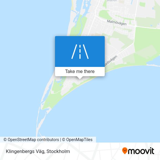 Klingenbergs Väg map