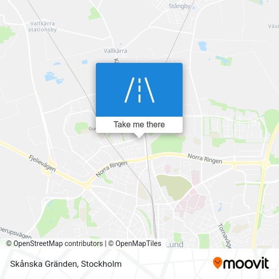 Skånska Gränden map