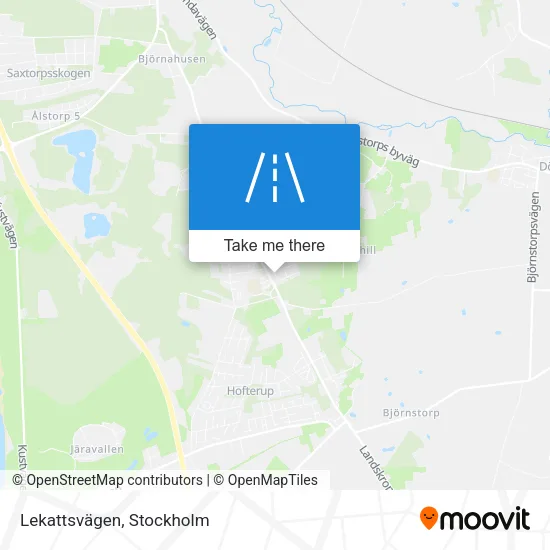 Lekattsvägen map