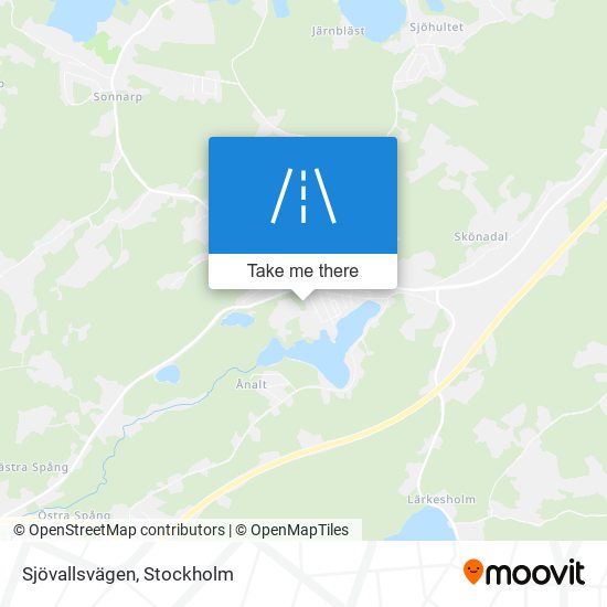 Sjövallsvägen map