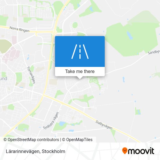 Lärarinnevägen map