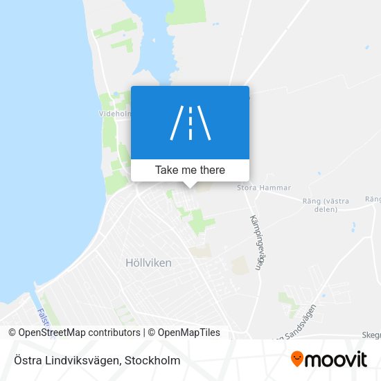 Östra Lindviksvägen map