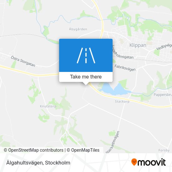 Älgahultsvägen map