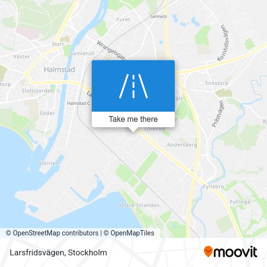 Larsfridsvägen map