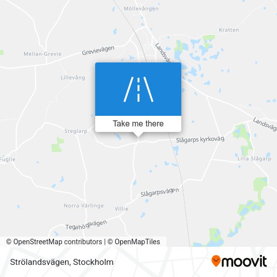 Strölandsvägen map