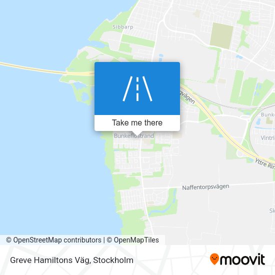Greve Hamiltons Väg map