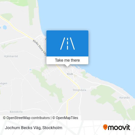 Jochum Becks Väg map