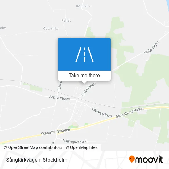 Sånglärkvägen map