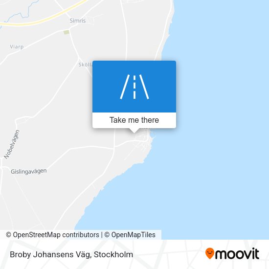 Broby Johansens Väg map