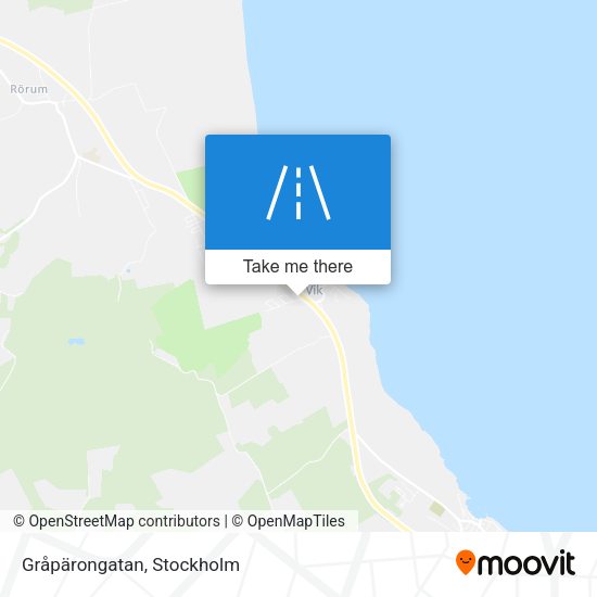 Gråpärongatan map