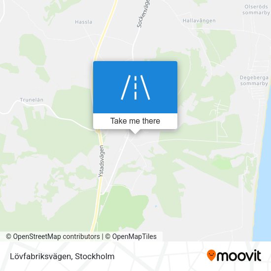 Lövfabriksvägen map
