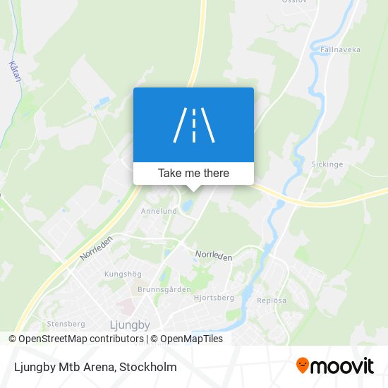 Ljungby Mtb Arena map