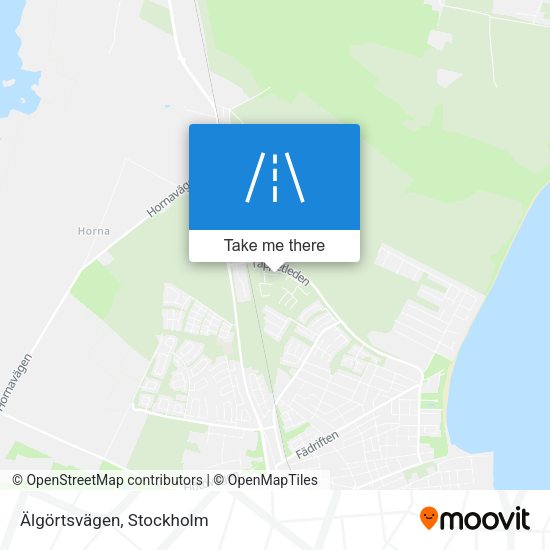 Älgörtsvägen map