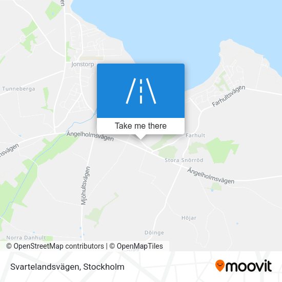 Svartelandsvägen map