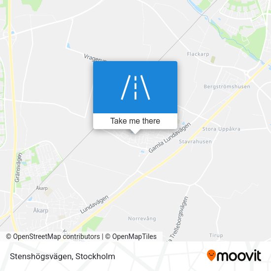 Stenshögsvägen map