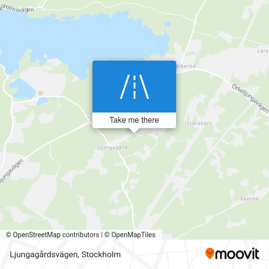Ljungagårdsvägen map